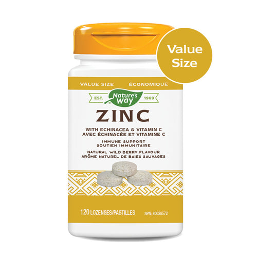 Zinc with Echinacea & Vitamin C 120 Lozenges