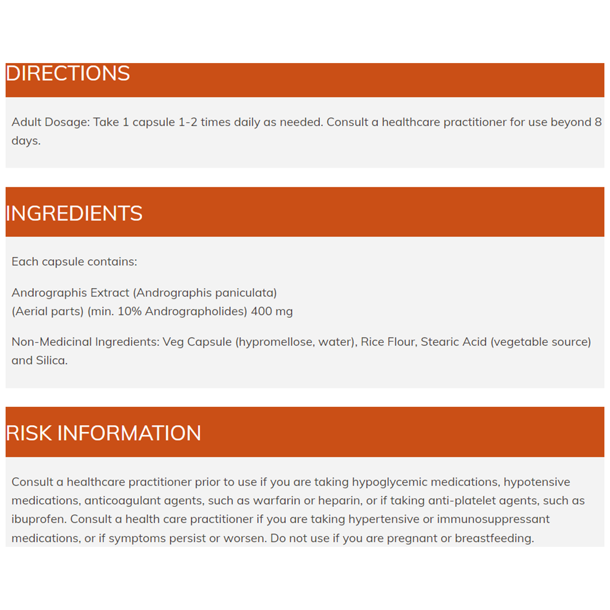 Andrographis Ext 400mg 90 Vcaps