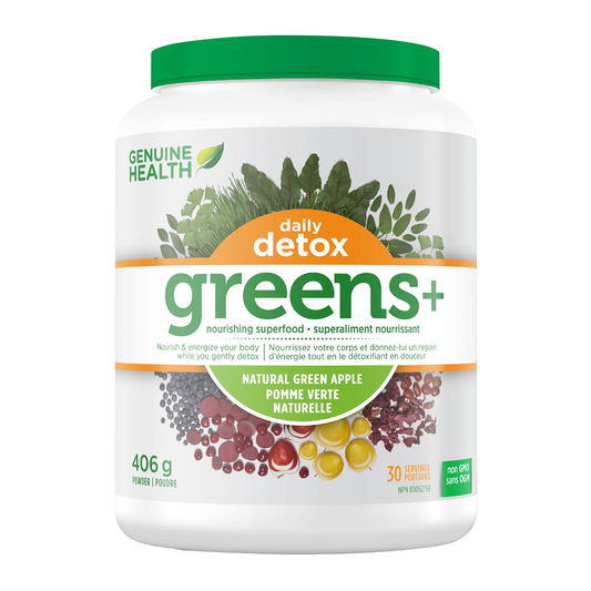 Greens + Daily Detox Green Apple 406g