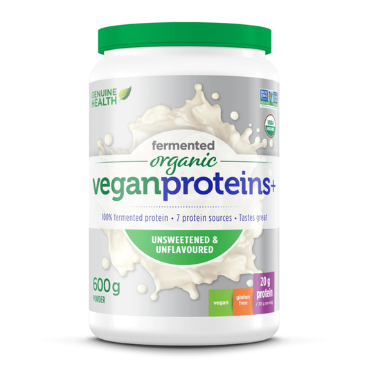 Fermented Organic Vegan Proteins + Unflavoured 600g