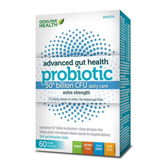 Advanced Gut Health Probiotic 50 Billion 30 Vcaps