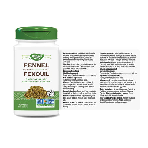 Fennel Seed 100 Veg Caps